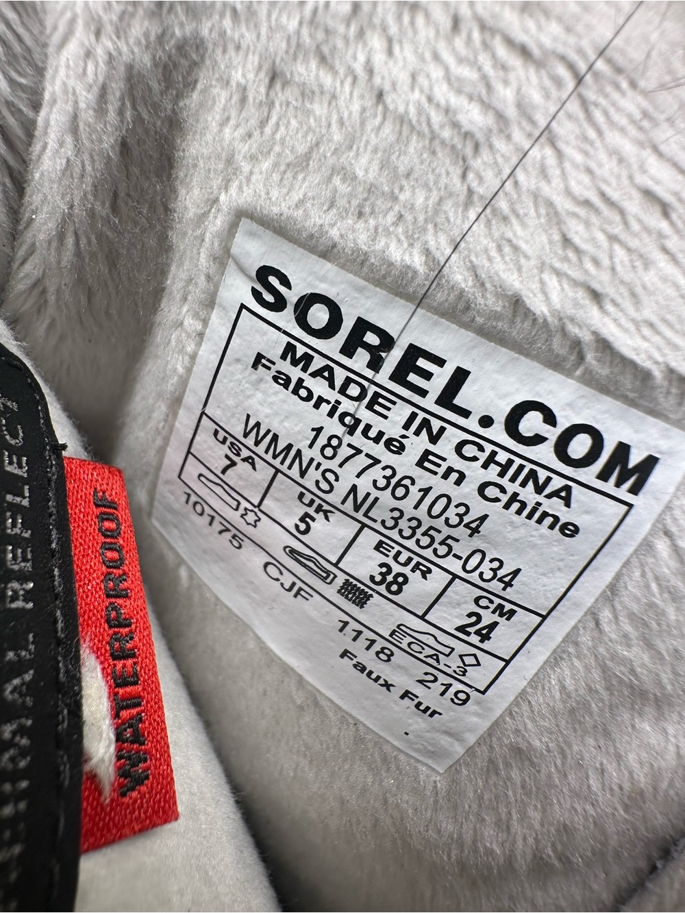 SOREL Women's Joan of Arctic Next Waterproof Boots Silver Metallic Size 7 Sample - Picture 2 of 15